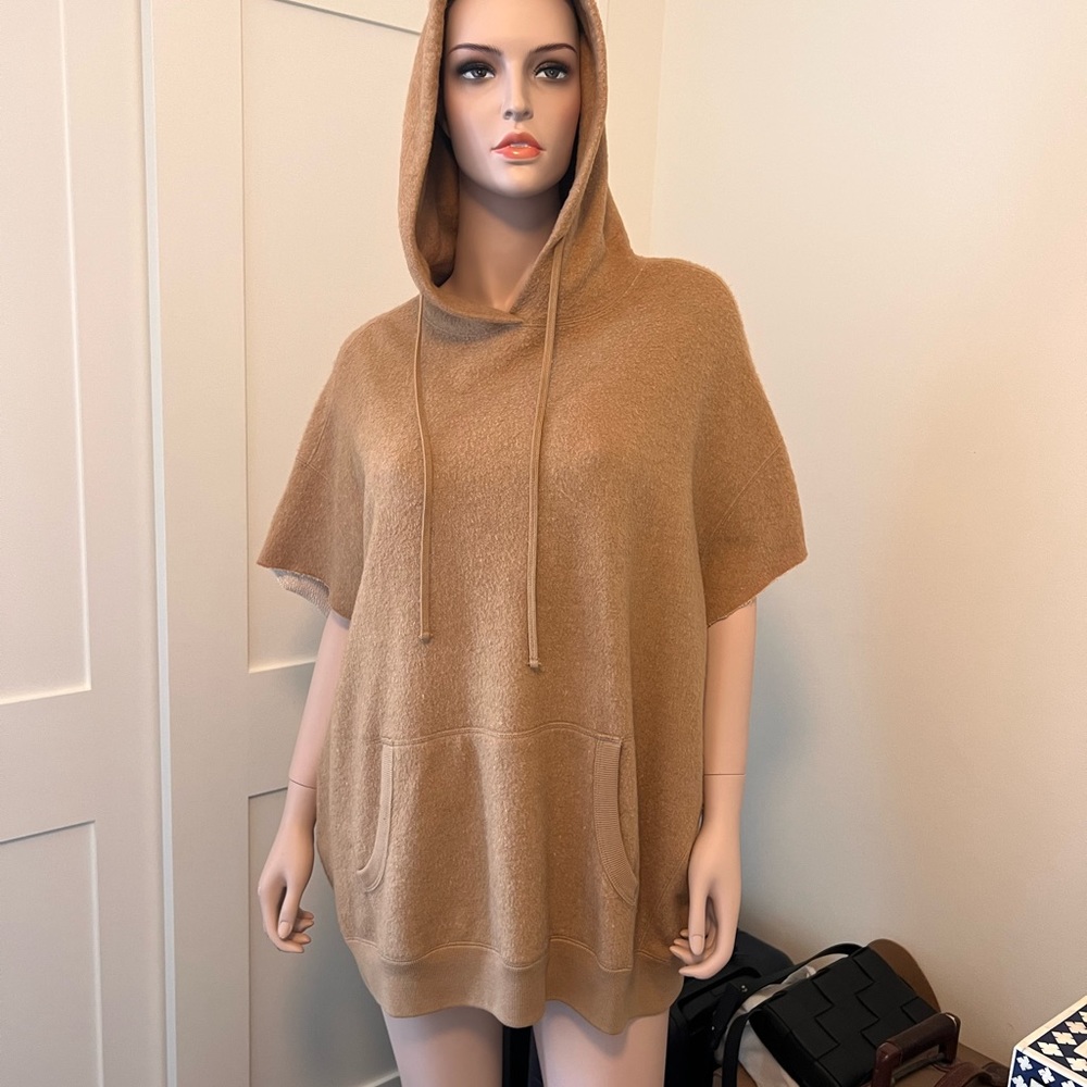 R13 Camel Hair Blend Hoodie, SZ L, Unisex